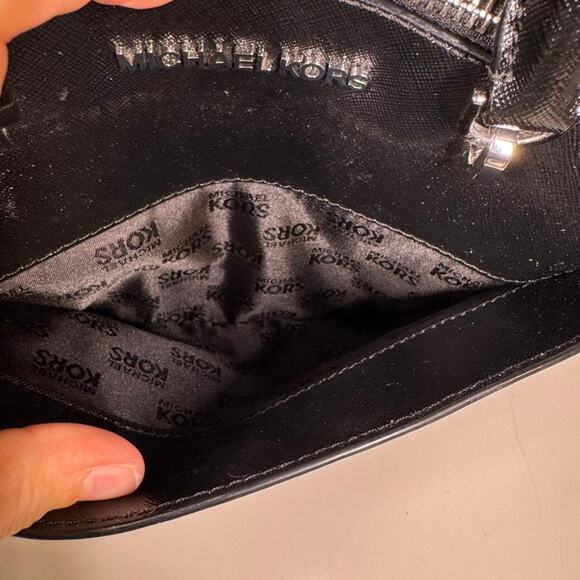 Michael Kors Emmy Star Print Dome Satchel Crossbody Bag Saffiano Leather - Picture 5 of 13